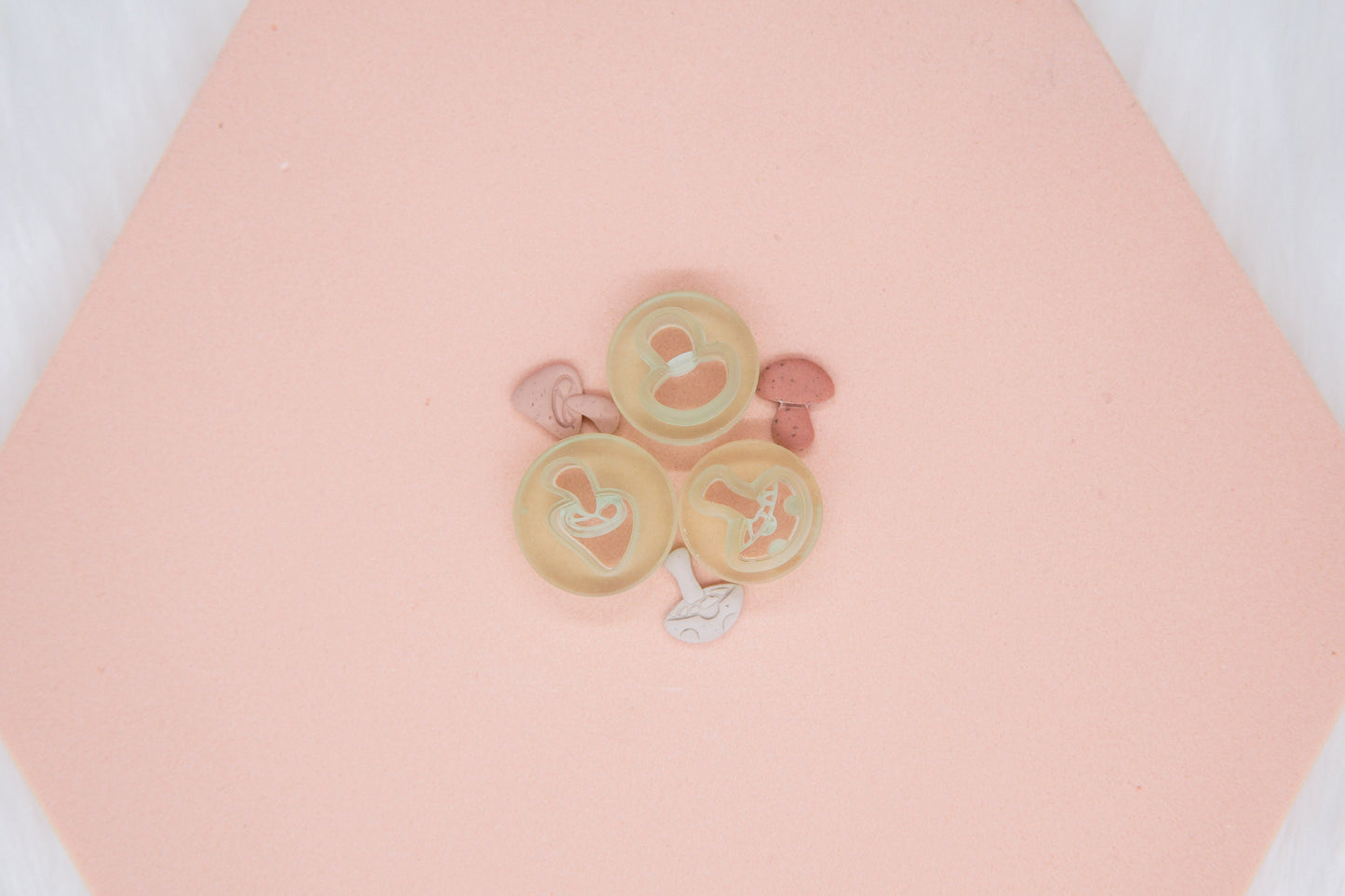 Mushroom Polymer Clay Micro Cutter Set, Mushrooms Nature Clay Cutter, Craft Tools Set