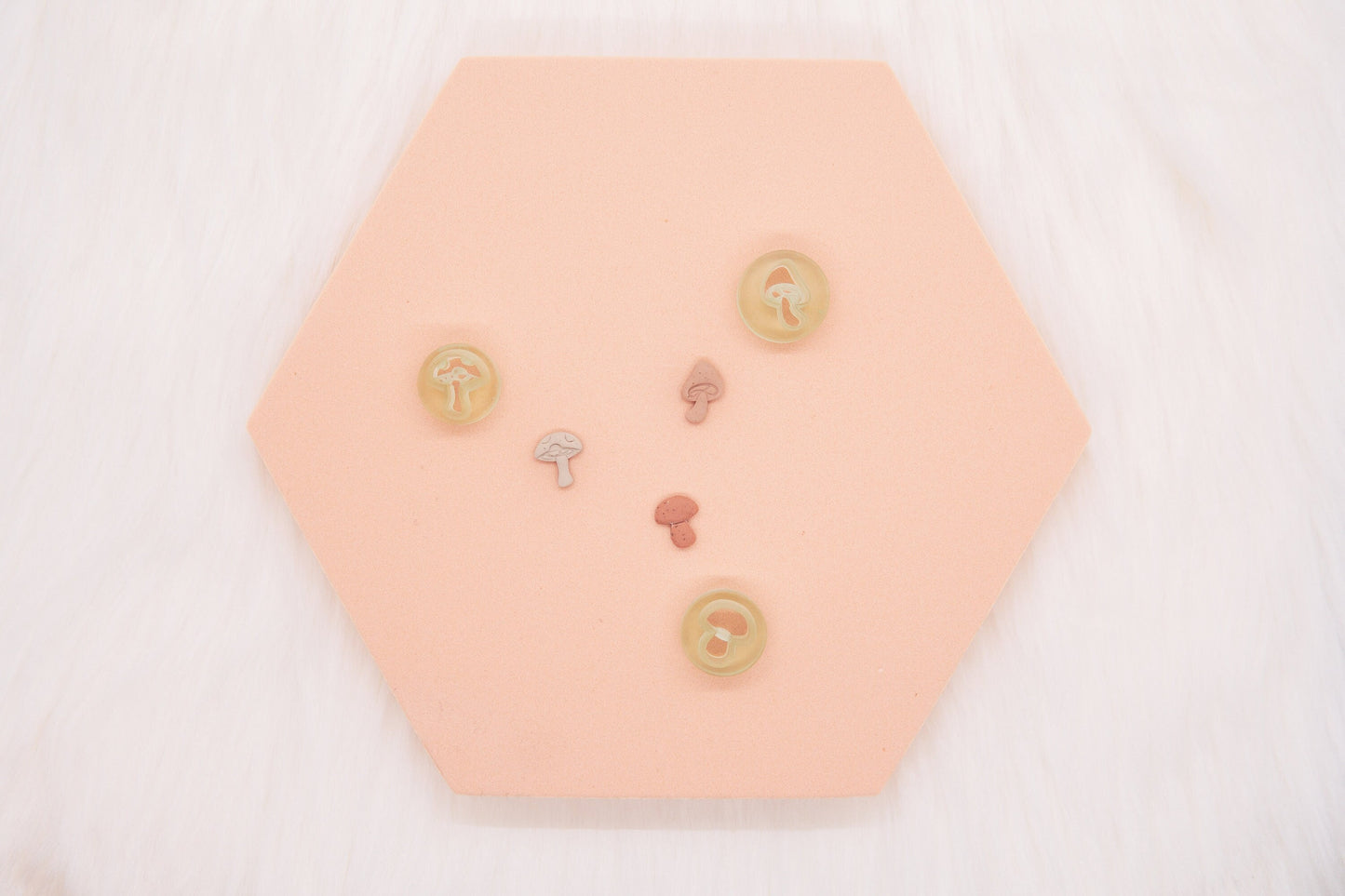 Mushroom Polymer Clay Micro Cutter Set, Mushrooms Nature Clay Cutter, Craft Tools Set