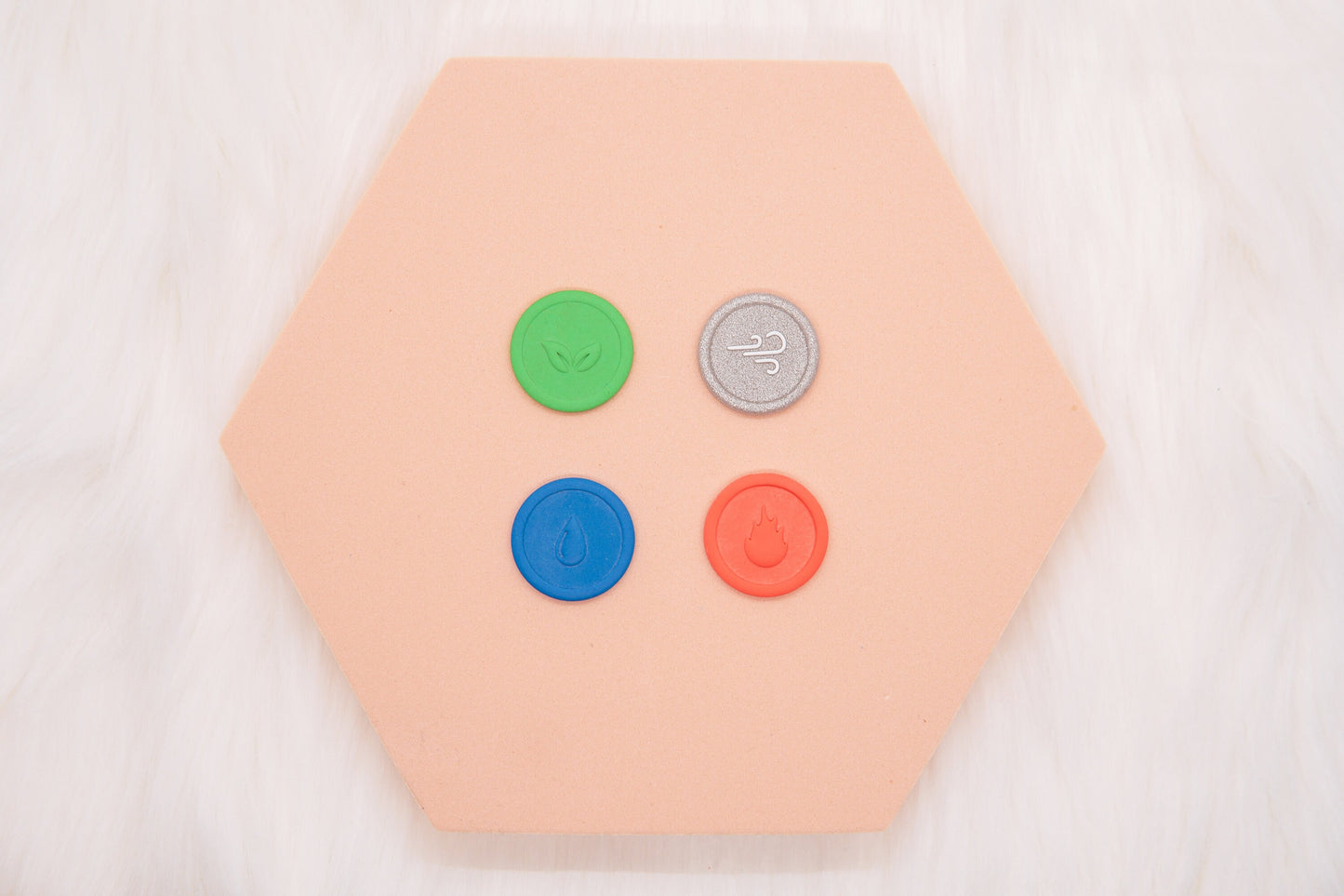 Element Icons Polymer Clay Cutter Set, Resin Printed Craft Tool, Fire/Water/Earth/Wind Polymer Clay Cutters