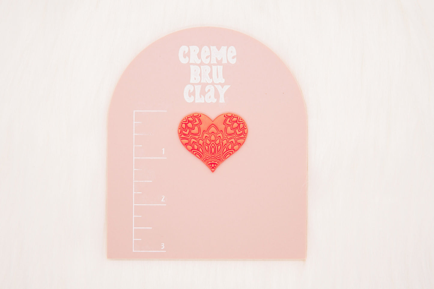 Mandala Heart Polymer Clay Cutter, Unique Heart Clay Cutter, Clay Craft Tool, Shop.Rangeen Collab Cutter