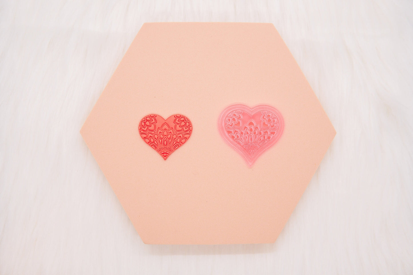 Mandala Heart Polymer Clay Cutter, Unique Heart Clay Cutter, Clay Craft Tool, Shop.Rangeen Collab Cutter