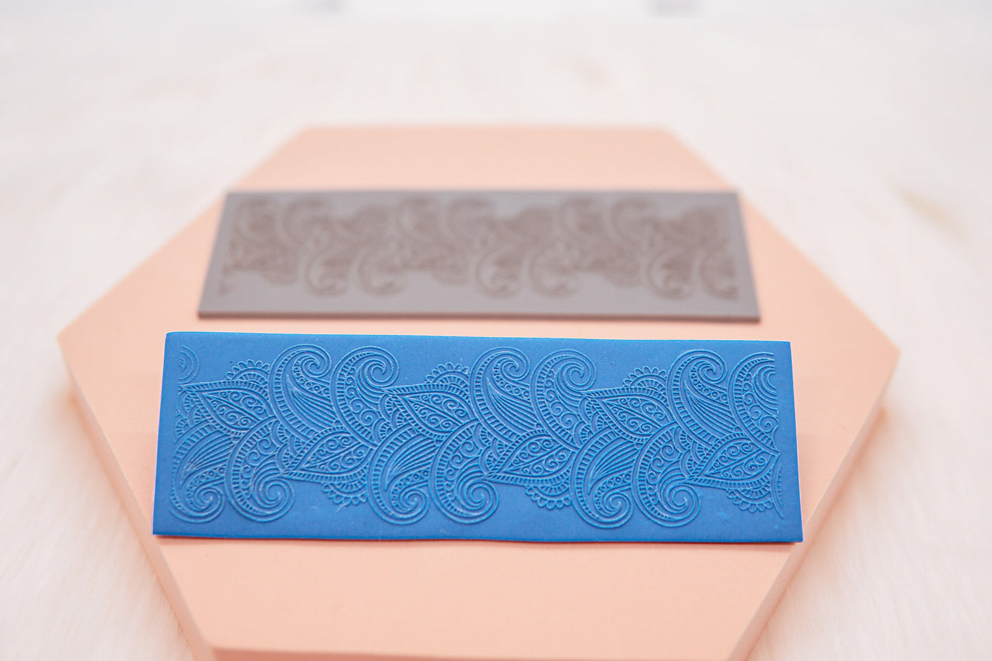 Henna Polymer Clay Texture Mat