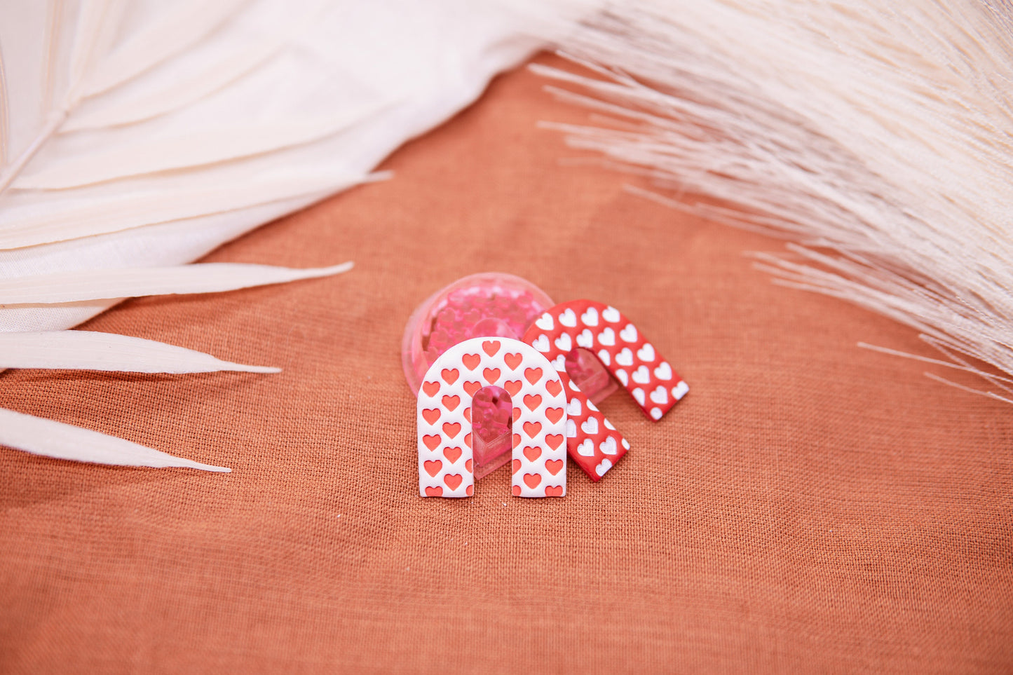 Heart Pattern Arch Polymer Clay Cutter, Heart Arch Cutter, Heart Design Clay Cutter, Valentines Day Clay Cutter