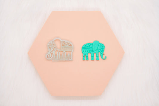 Mandala Elephant Polymer Clay Cutter, Elephant Clay Cutter, Clay Craft Tool, Shop.Rangeen Collab Cutter