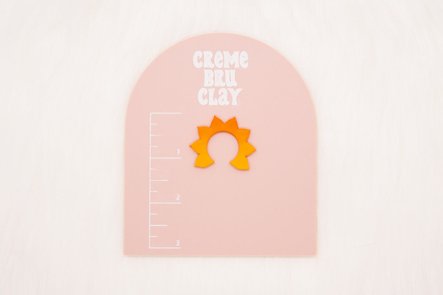 Sunburst Polymer Clay Cutter, Simple Mandala Shaped Clay Cutter, Clay Craft Tool, Shop.Rangeen Collab Cutter