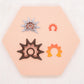 Sunburst Polymer Clay Cutter, Simple Mandala Shaped Clay Cutter, Clay Craft Tool, Shop.Rangeen Collab Cutter