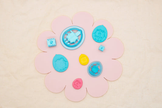Tamagotchi Polymer Clay Cutter Set, 1990s Decade Craft Cutter, Classic Video Game Clay Tool, CottonAndClay Collab Polymer Clay Cutter