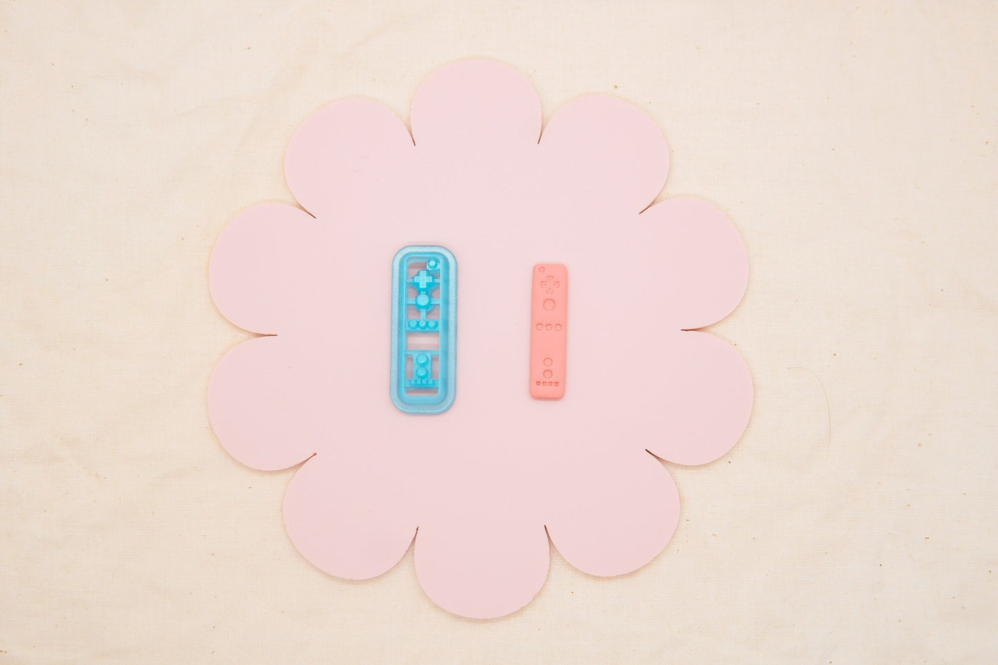 Wii Remote Polymer Clay Cutter, 2000s Decade Craft Cutter, Wii Video Game Clay Tool, HarlowAndSage Collab Polymer Clay Cutter