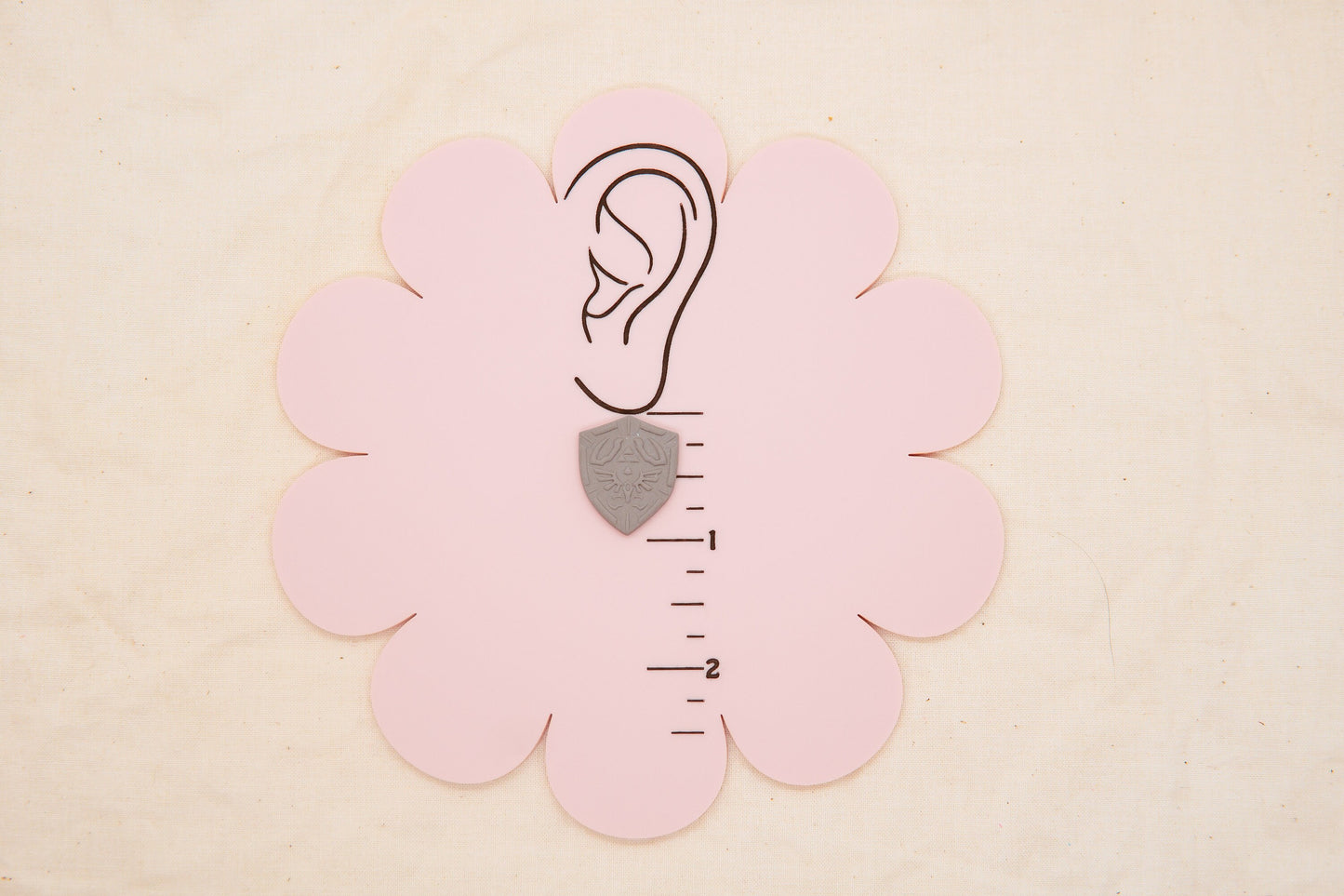 Zelda Hylian Shield Polymer Clay Cutter, 2000s Decade Craft Cutter, Video Game Clay Tool, HarlowAndSage Collab Polymer Clay Cutter