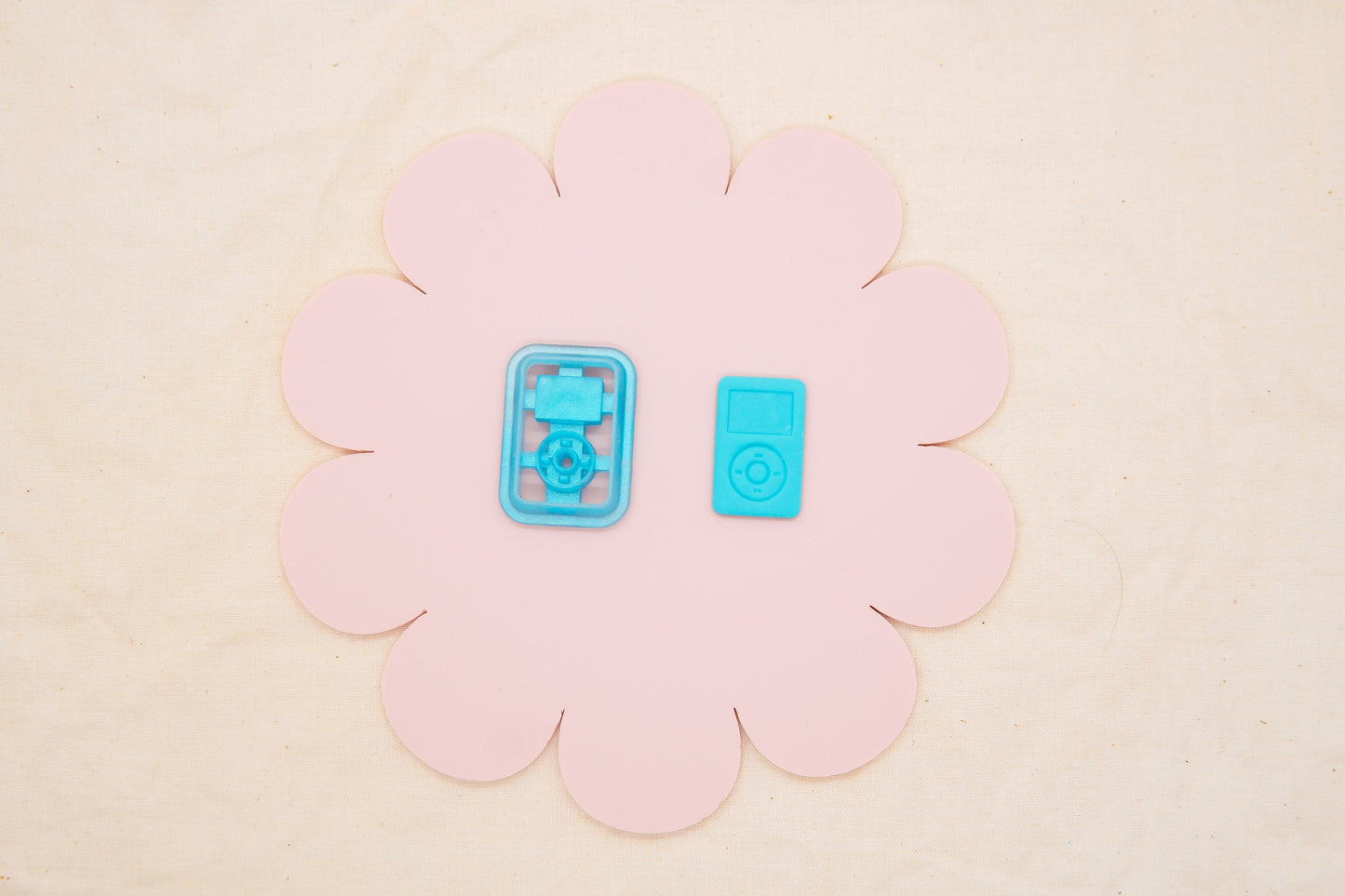 iPod Polymer Clay Cutter, 2000s Decade Craft Cutter, Apple iPod Clay Tool, HarlowAndSage Collab Polymer Clay Cutter