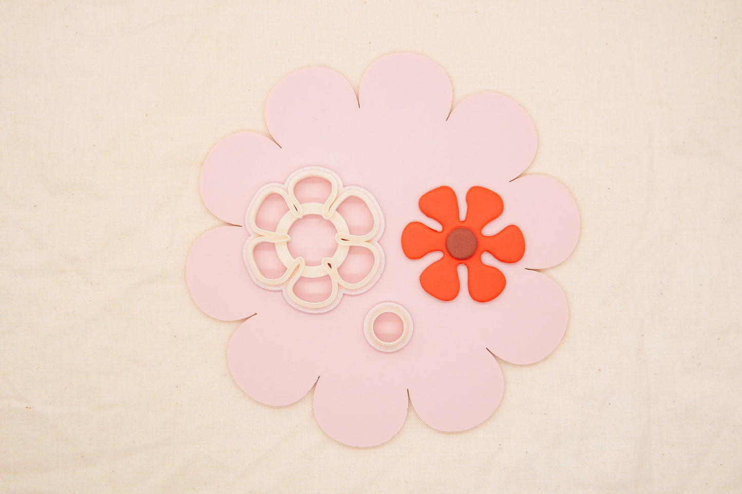 Retro Flower Polymer Clay Cutter