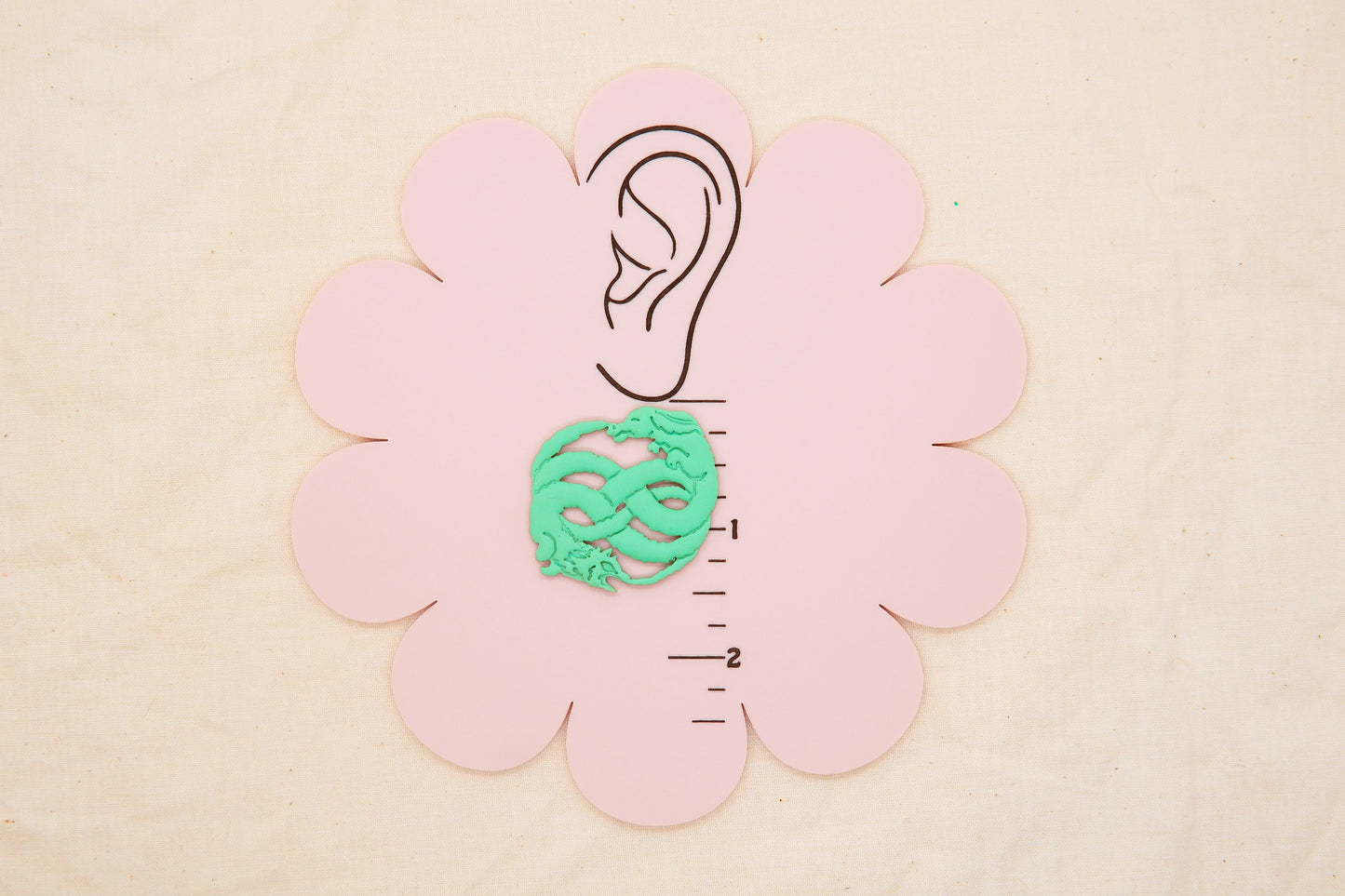 Never Ending Story Infinity Knot Polymer Clay Cutter, 1980's Decade Craft Cutter, Clay Tool, IsabellaEllisStudios Collab Polymer Clay Cutter