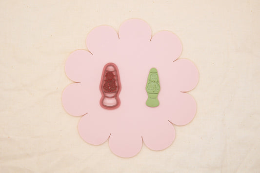Lava Lamp Polymer Clay Cutter, 1960's Decade Craft Cutter, Groovy Faces Lava Lamp Clay Tool, TheHoneyOpal Collab Polymer Clay Cutter