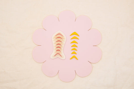 Fish Polymer Clay Cutter, 1950's Decade Craft Cutter, Retro Fish Style Clay Tool, The HoneyOpal Collab Polymer Clay Cutter