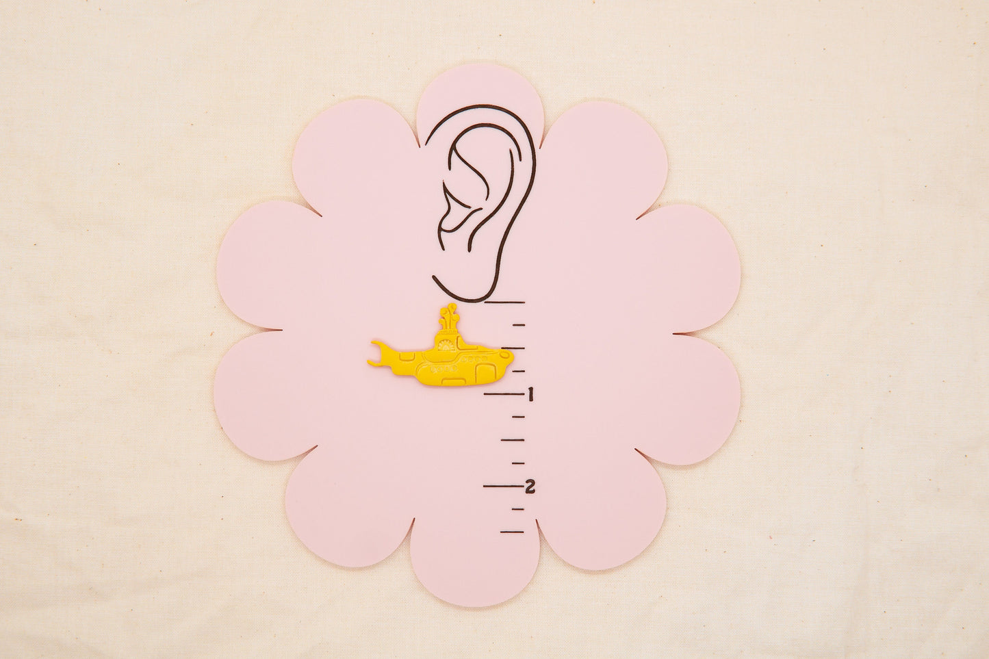 Yellow Submarine Polymer Clay Cutter, 1960's Decade Craft Cutter, Classic Rock Beatles Clay Tool, TheHoneyOpal Collab Polymer Clay Cutter