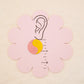 Floral Yin Yang Polymer Clay Cutter