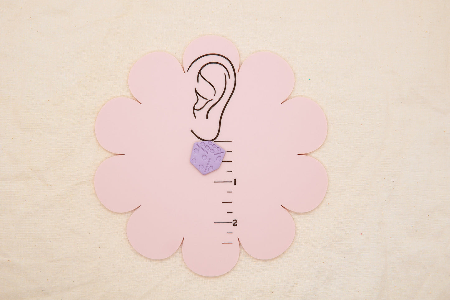 Single Dice Polymer Clay Cutter, 1950's Decade Craft Cutter, Game Dice Clay Tool, MaClayCo Collab Polymer Clay Cutter