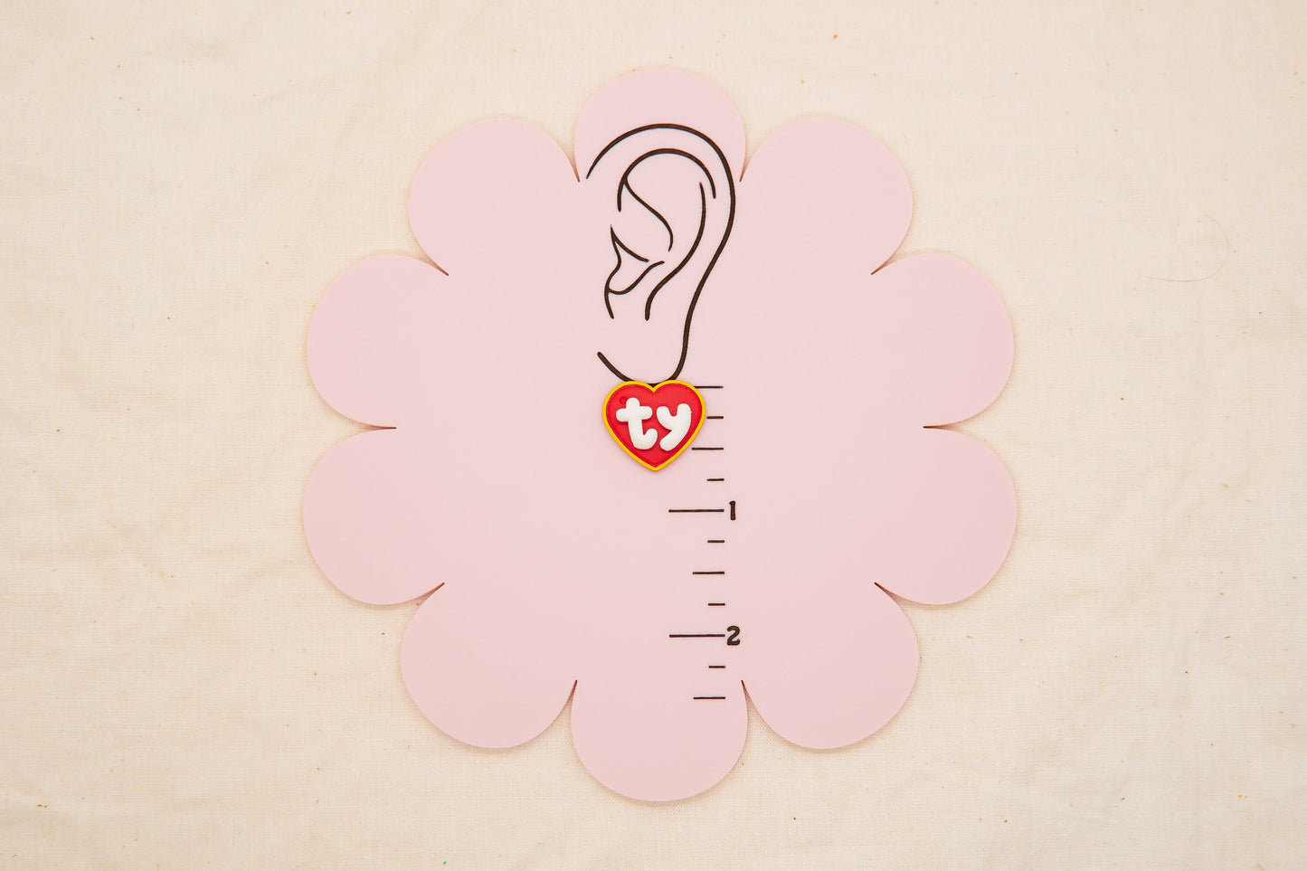 TY Beanie Baby Tag Clay Cutter Set, 2000s Decade Craft Cutter, Classic Plush TY Clay Tool