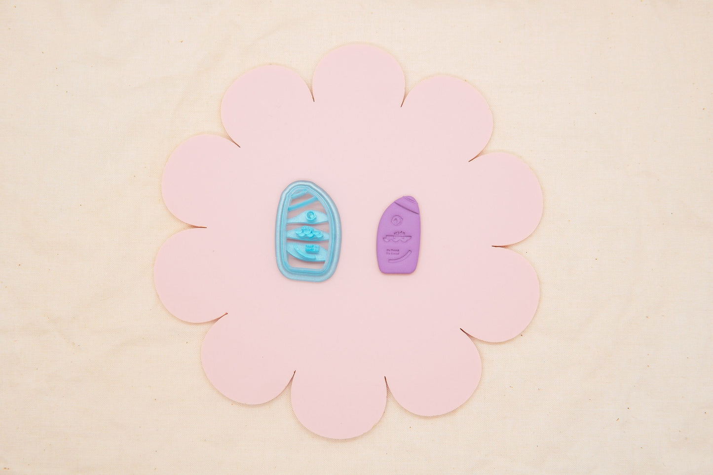 Kid's Shampoo Bottle Polymer Clay Cutter, 1990s Decade Craft Cutter, No Tears Shampoo Clay Tool, CottonAndClay Collab Polymer Clay Cutter
