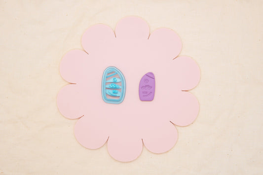 Kid's Shampoo Bottle Polymer Clay Cutter, 1990s Decade Craft Cutter, No Tears Shampoo Clay Tool, CottonAndClay Collab Polymer Clay Cutter