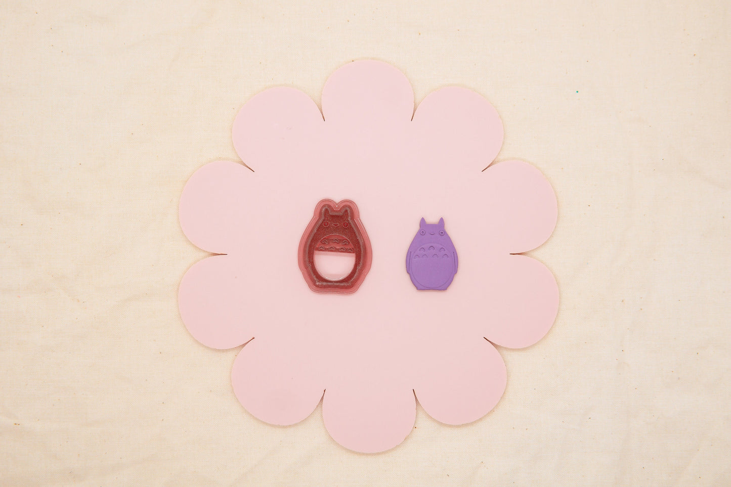 Totoro Polymer Clay Cutter, 1980s Decade Craft Cutter, Totoro Movie Clay Tool, IsabellaEllisStudios Collab Polymer Clay Cutter