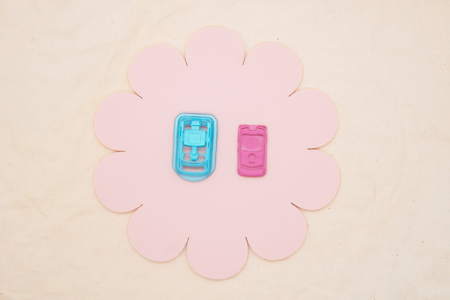 Motorola Razr Phone Polymer Clay Cutter, 2000s Decade Craft Cutter, Popular Phone Clay Tool, HarlowAndSage Collab Polymer Clay Cutter