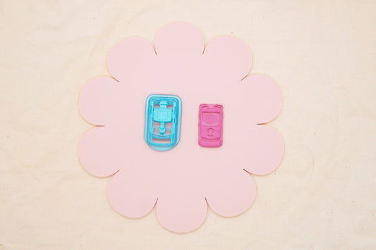 Motorola Razr Phone Polymer Clay Cutter, 2000s Decade Craft Cutter, Popular Phone Clay Tool, HarlowAndSage Collab Polymer Clay Cutter