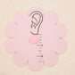 Poodle Skirt Polymer Clay Cutter, 1950's Decade Craft Cutter, Vintage Pink Poodle Skirt Clay Tool, MaClayCo Collab Polymer Clay Cutter
