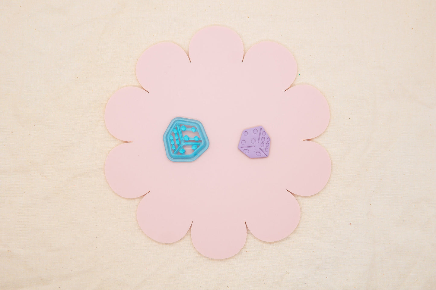 Single Dice Polymer Clay Cutter, 1950's Decade Craft Cutter, Game Dice Clay Tool, MaClayCo Collab Polymer Clay Cutter