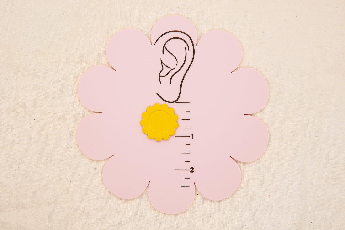 Floral Circle Polymer Clay Cutter, 1960's Decade Craft Cutter, Floral Circle Clay Tool, TheHoneyOpal Collab Polymer Clay Cutter