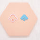 Triangular Shape with Drop Polymer Clay Cutter Set