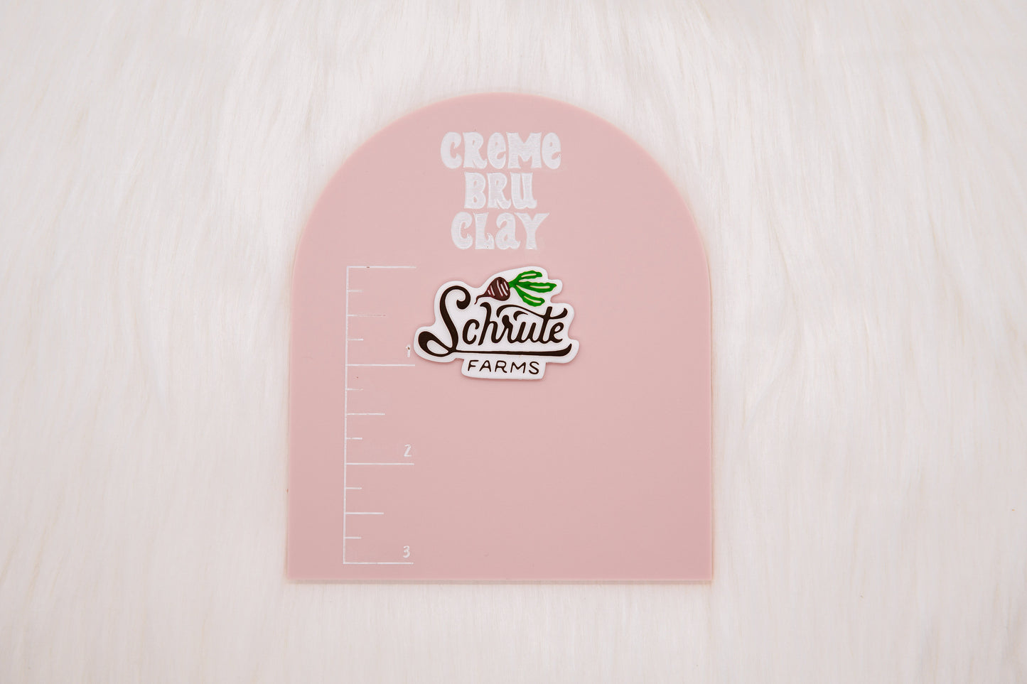 Schrute Farms Polymer Clay Cutter, The Office Clay Cutter, Craft Tool, Funny Cutter