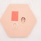 Clarice Polymer Clay Texture Mat and Cutter Set