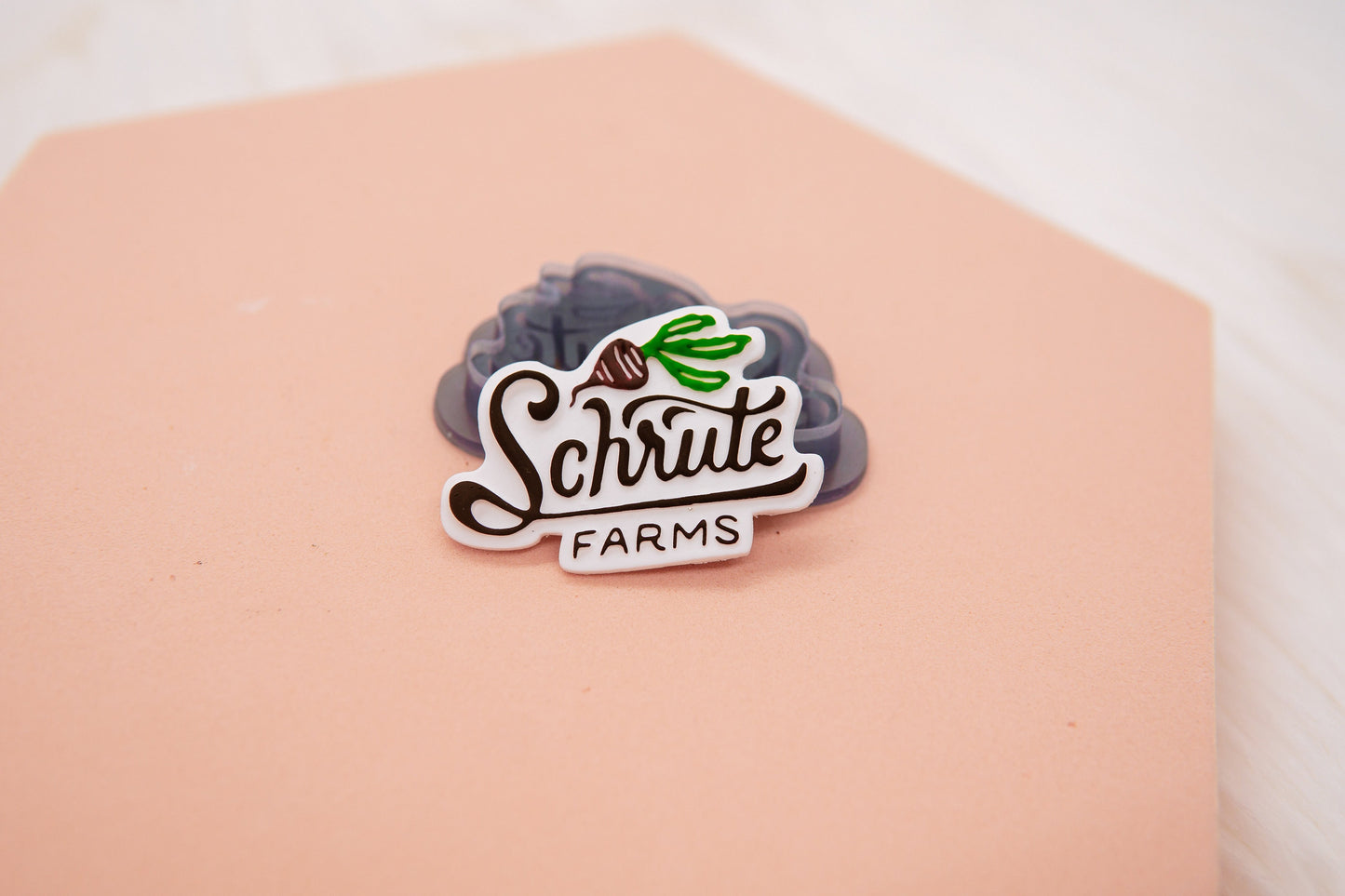 Schrute Farms Polymer Clay Cutter, The Office Clay Cutter, Craft Tool, Funny Cutter